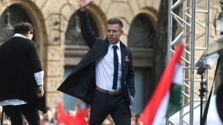 Унгарският опозиционен политик известен като критик за управляващите Петер Магяр