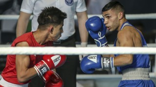 Състезателите от мъжкия национален отбор на България по бокс се