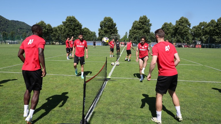 ЦСКА измести тренировка