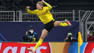 Ерлинг Халанд вкара и двата гола за Борусия Дортмунд при равенството