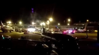Националното летище Роналд Рейгън във Вашингтон окръг Колумбия САЩ спря