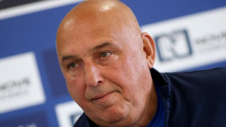 Треньорът на Левски Георги Тодоров даде пресконференция преди баража с Етър