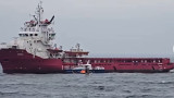 Кораб потъна в Черно море край Констанца след удар от дрон