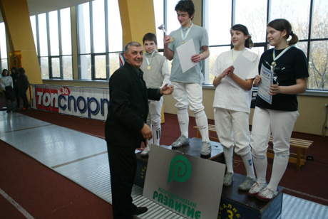 Панчо Пасков №1 на сабя на &bdquo;Ескалибур микс 2008"