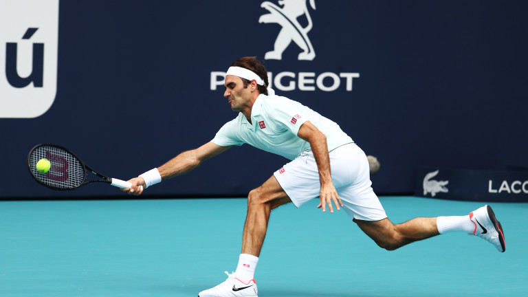 Роджър Федерер с четвъртфинал №11 в Маями