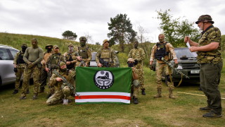 Чеченският батальон е на руско-украинската граница