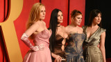 Деми Мур в компанията на дъщерите си Румър, Скаут и Талула Уилис на афтърпартито на Оскарите