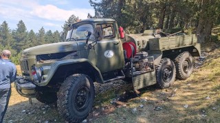 Пожар горя край азотната станция в Бобов дол Огънят е