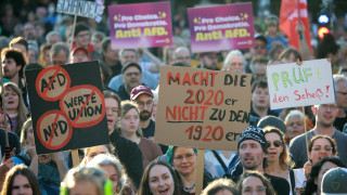 Стотици хиляди протестираха в Германия срещу „Алтернатива за Германия“