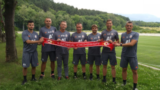 Треньорът на ЦСКА Стамен Белчев представи щаба си с който