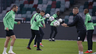 Лудогорец с официална тренировка в Беларус