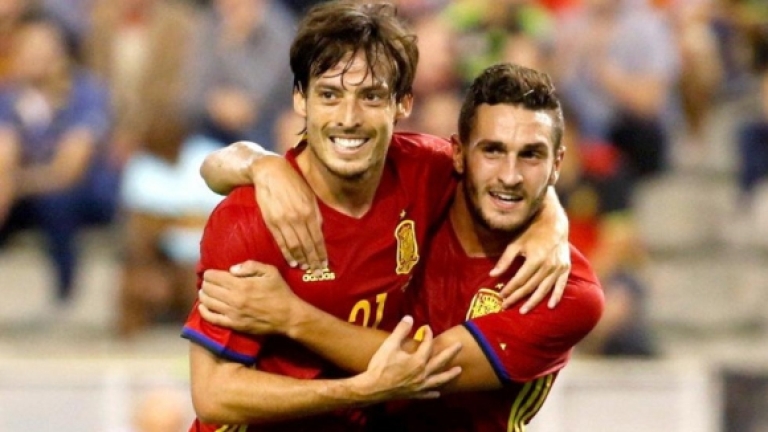 Испания и Давид Силва не оставиха шансове на Белгия - 2:0