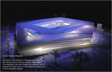 Партизан започва строителство на стадион за 300 млн. евро