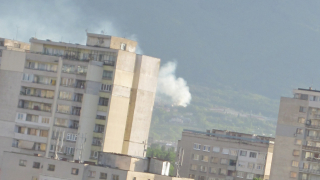 Декори горят в киноцентър "Бояна" 