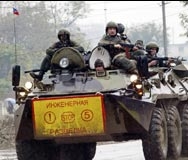 Стрелба по милиционерска колона в Чечня
