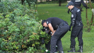 Полицията откри камъни и ножове в храстите около Триъгълника на властта