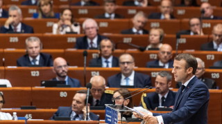 Президентът на Франция Еманюел Макрон подкрепи членството на Русия в Съвета на Европа