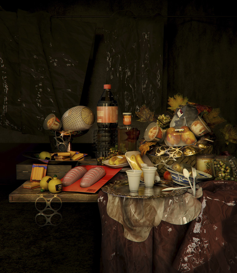 По картина на Абрахам ван Беерен