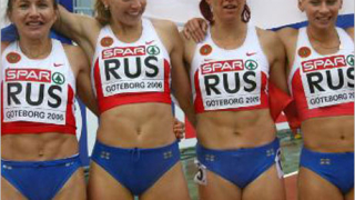 Рускините шампионки на 4 по 100 метра в Гьотеборг