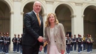 Премиерът Росен Желязков се срещна с италианския премиер Джорджа Мелони