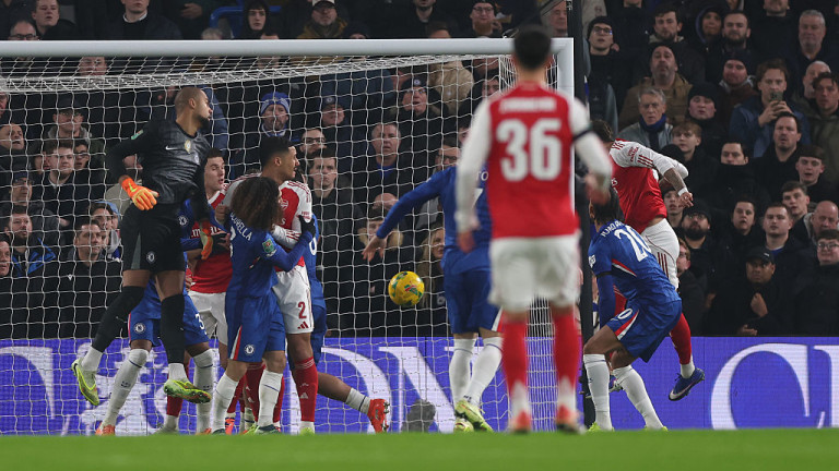Челси - Арсенал: 2:3 (Развой на срещата по минути)