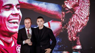 По време на церемонията Футболист на годината талантът на ЦСКА