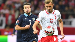 Полша вкара "само" пет гола на футболното джудже Сан Марино