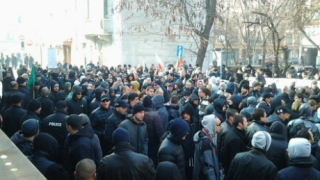 Ексцесии на протеста на феновете в Пловдив 