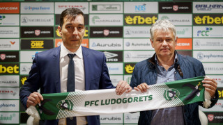 Ръководството на Лудогорец представи новия треньор на тима Стойчо Стоев