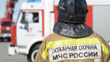 Вход на жилищен блок се е сринал след обстрел по Луганск