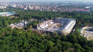 Новият стадион на ЦСКА придобива все по завършен вид Очаква се