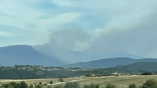 Пожарът в планината Рила горящ над река Илийна е овладян
