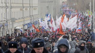 В Москва се проведе марш в памет на политика Борис
