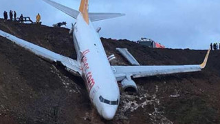 Самолет излезе от турска писта със 162-ма пътници на борда