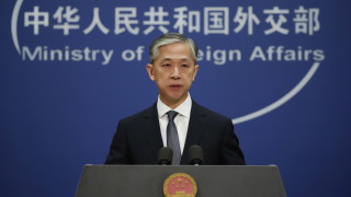 Говорителят на китайското външно министерство Уан Уенбин заяви в понеделник