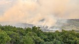Пожарът в планината Сакар изпепели повече от 200 декара пшеница