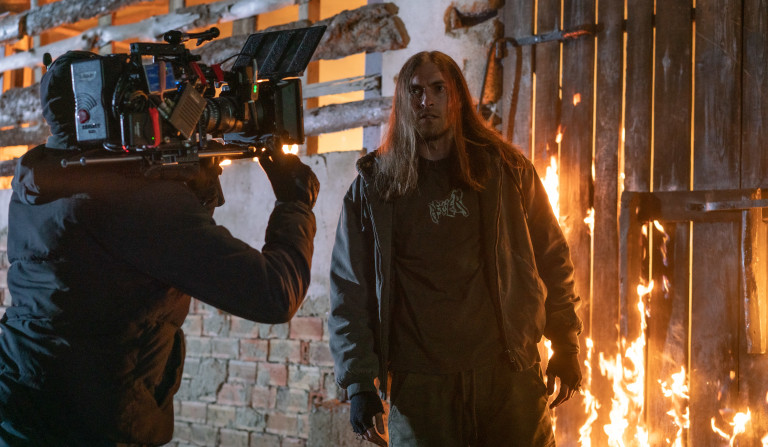 На снимачната площадка