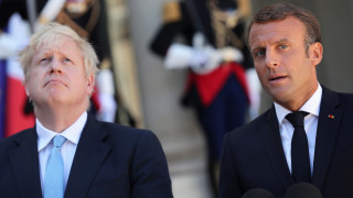 Борис Джонсън се срещна с Еманюел Макрон в Париж за