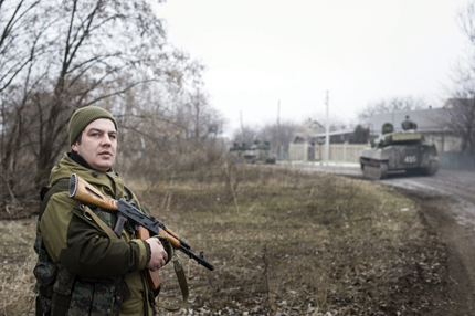 Убиха Алексей Мозговой - един от лидерите на сепаратистите в Луганск
