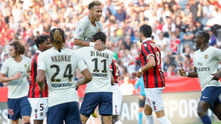 8 от 8 за ПСЖ в Лига 1, Неймар с два гола при 3:0 над Ница