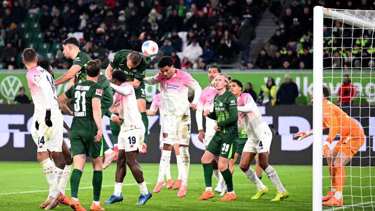 Байер Леверкузен спечели визитата си на Волфсбург с 3:1