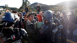 Протестиращи в Испания затвориха ГКПП Жонкера намиращ се на границата