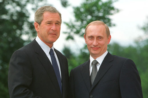 Буш ще се срещне с Путин за няколко часа