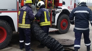 Пожар изпепели стопанска постройка в Разград