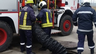 Склад за химикали пламна в Габрово 