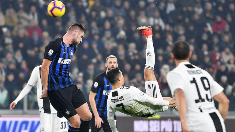 Интер "подари" шеста поредна победа на Ювентус в Серия "А" 