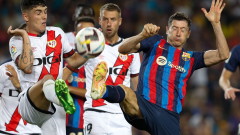 Барселона с грешна стъпка на старта при дебюта на Левандовски 