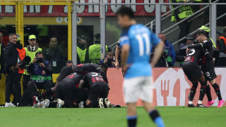 Милан спечели с минималното 1 0 първия четвъртфинал срещу Наполи в