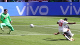 Англия - Хърватия 1:0 (Развой на срещата по минути)
