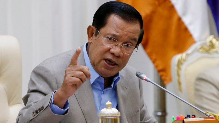 Премиерът на Камбоджа Хун Сен заяви на страницата си във